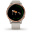 Garmin Venu GPS Smartwatch, Light Sand/Rose Gold, 010-02173-21