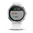 Garmin Vivoactive 3, English Only, Silicone, White/White/Stainless Steel 010-01769-21