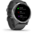 Garmin Vivoactive 4 GPS Smartwatch, Shadow Gray/Silver, 010-02174-01