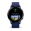 Garmin Vivoactive 5 Watch, Metallic Navy Aluminum Bezel w/ Navy Case and Silicone Band, 010-02862-12