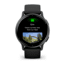 Garmin Vivoactive 5 Watch, Slate Aluminim Bezel w/ Black Case and Silicone Band, 010-02862-10