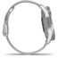 Garmin Vivomove 3 Luxe Hybrid Smartwatch w/Milanese Band, Silver/Black, 010-02241-03