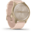 Garmin Vivomove 3 Style Hybrid Smartwatch w/Nylon Band, Blush Pink/Gold, Nylon, 010-02240-02