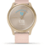Garmin Vivomove 3 Style Hybrid Smartwatch w/Nylon Band, Blush Pink/Gold, Nylon, 010-02240-02