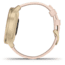Garmin Vivomove 3 Style Hybrid Smartwatch w/Nylon Band, Blush Pink/Gold, Nylon, 010-02240-02