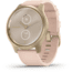 Garmin Vivomove 3 Style Hybrid Smartwatch w/Nylon Band, Blush Pink/Gold, Nylon, 010-02240-02