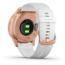 Garmin Vivomove 3 Style Hybrid Smartwatch w/Silicone Band, Rose Gold/White,, 010-02240-00