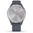 Garmin Vivomove 3S Hybrid Smartwatch, Granite Blue/Silver, 010-02238-00