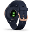 Garmin Vivomove 3S Hybrid Smartwatch, Navy/Rose Gold, 010-02238-03