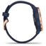 Garmin Vivomove 3S Hybrid Smartwatch, Navy/Rose Gold, 010-02238-03