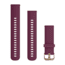 Garmin Vivomove HR bands, two sizes included, Merlot/Gold 010-12691-05