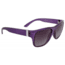 Gatorz Bompur05cPu Bomar Purple Frame Purple Mirror Lens Sunglasses