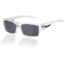 Gatorz Capone Sunglasses, Grey Lens, Clear Frame CAPCLR01