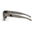 Gatorz Delta Sunglasses, Cerakote Gun Metal Frame, Smoke Polarized Lens, Matte Black Plug, GDELCGUN01PMBP