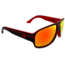 Gatorz El2bkr13mBkr Ely2 Black Red Red Sunburst Lens Sunglasses