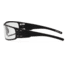 Gatorz Magnum Sunglasses, Asian Fit, Black Frame, Clear, Non Polar Lens, Matte Black Plug Af-M, AF-MAGBLK06MBP