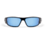 Gatorz Magnum Sunglasses, Black, Smoke Polar, Blue Mirror w/ Silver Logo, Black, GZ-01-022