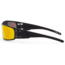 Gatorz Magnum Sunglasses, Blackout Frame, Smoke Polarized w/Sunburst Mirror Lens, GZ-01-014