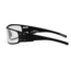 Gatorz Magnum Sunglasses, Milspec Ballistic, Z87.1 Black Frame, Clear Anti Fog Lens, GZ-01-003