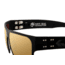 Gatorz Navy SEAL Foundation Delta Sunglasses, Black Frame with Black Logo, Rose Polarized Lens with Gold Mirror, GZ-50-089