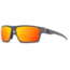 Gatorz Sentix Glasses w/ sunburst, Graphite/Matte Black Logo/Polarized Rose, Medium, GZ-18-180
