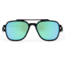 Gatorz Stark Sunglasses, Matte Blackout Frame, Brown Polarized w/ Green Mirror Lens, GZ-06-013