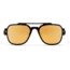 Gatorz Stark Sunglasses, Matte Blackout Frame, Smoked Polarized w/ Gold Mirror Lens, GZ-06-016