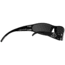 Gatorz Wraptor Sunglasses, Black Frame, Smoked Polarized W/ Chrome Lens, WRABLK01P-C