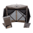 Gazelle G5 5-Sided Portable Gazebo Pop-Up Hub Screen Tent, 3 Wind Panels, Desert Sand, 4-Person, GK907