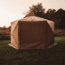 Gazelle G6 Deluxe 6-Sided Portable Gazebo Pop-Up Hub Screen Tent, Badlands Brown, 8-Person, GG610BR