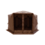 Gazelle G6 Deluxe 6-Sided Portable Gazebo Pop-Up Hub Screen Tent, Badlands Brown, 8-Person, GG610BR