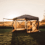 Gazelle G6 Deluxe 6-Sided Portable Gazebo Pop-Up Hub Screen Tent, Badlands Brown, 8-Person, GG610BR