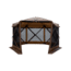 Gazelle G6 Deluxe 6-Sided Portable Gazebo Pop-Up Hub Screen Tent, Badlands Brown, 8-Person, GG610BR