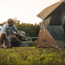 Gazelle T4 Hub Tent Overland Edition, Alpine Green &amp; Oak Moss, 4-Person, GT401GR