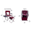 GCI Outdoor 3-Position Directors Chair with Ottoman, Cinnamon, 3positdirectorschairottoman