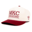 General MKC UNIVERSITY HAT - IVORY/MAROON, MKC-001499