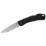 LST Ultra Lockback Folding Knife 2.7&quot; Stonewashed Drop Point Blade, Black GFN Handles
