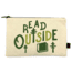 Gibbs Read Outside Pencil Pouch, Natural Cotton, 9.5 x 6in, 9781423652014