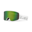 Giro Axis Goggles, White Wordmark/Vivid Emerald, Medium, 7082525
