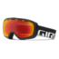 Giro Basis Goggle-Black Wordmark-Amber Scarlet