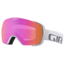 Giro Contact Goggle-White Wordmark-Amber Pink
