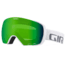 Giro Contact Goggle-White Wordmark-Loden Green/Yellow Boost