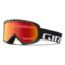 Giro Focus Goggle-Black Wordmark-Amber Scarlet