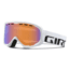 Giro Focus Goggle-White Wordmark-Persimmon Boost
