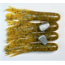 Gitzit The Original Fat Tube, 4, 2.5-in, Brown Craw/Green Sparkle, 93300