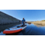 Glide Angler Inflatable Paddle Board, White/Brown/Red, 11ft X 36in X 6in, o2-ANGL