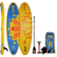 Glide Lotus Inflatable Paddle Board, Blue/Orange/Yellow, 10ft X 35in X 6in, o2-LTUS