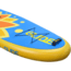 Glide Lotus Inflatable Paddle Board, Blue/Orange/Yellow, 10ft X 35in X 6in, o2-LTUS