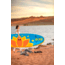 Glide Lotus Inflatable Paddle Board, Blue/Orange/Yellow, 10ft X 35in X 6in, o2-LTUS