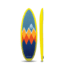 Glide o2 Lochsa Inflatable SUP -Yellow/Blue-9 Ft